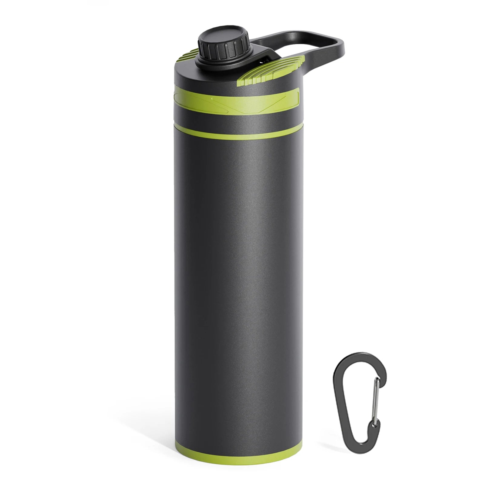 Voyera – Bouteille filtrante 1 L à ultra-filtration – Purificateur d’eau portable pour randonnée, camping et voyage
