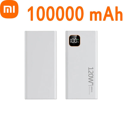 Batterie externe 200 000 mAh – Charge ultra-rapide 120 W avec affichage digital