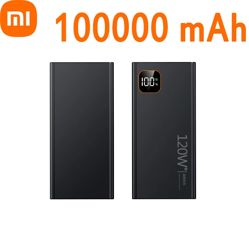 Batterie externe 200 000 mAh – Charge ultra-rapide 120 W avec affichage digital