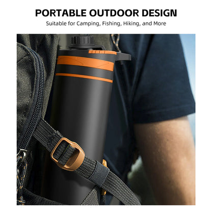 Voyera – Bouteille filtrante 1 L à ultra-filtration – Purificateur d’eau portable pour randonnée, camping et voyage