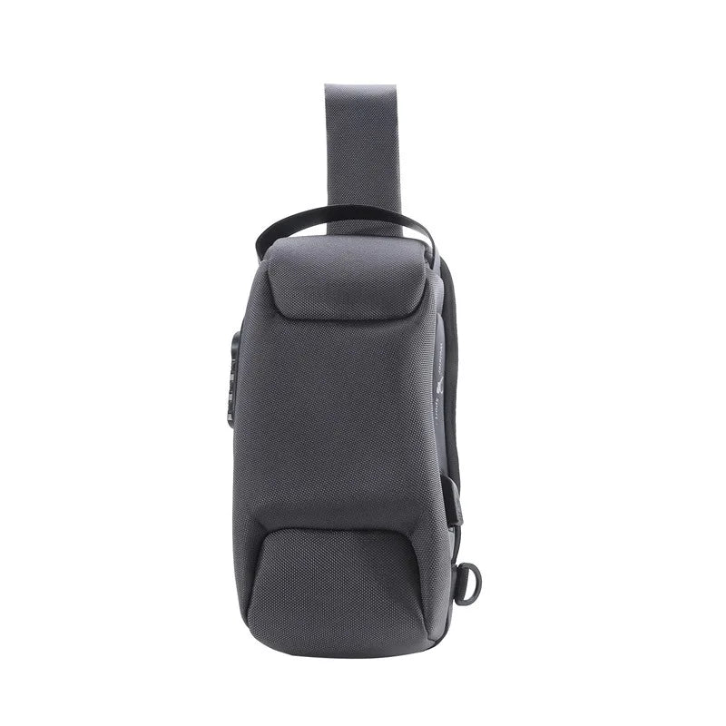 Voyera – Sac à bandoulière intelligent pour homme avec port USB – Sécurité antivol, finition Oxford imperméable, style élégant pour voyage et ville